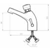 Antivandal Basin Mixer - Image 2