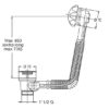 Auto. Bath Waste Plastic - Image 2