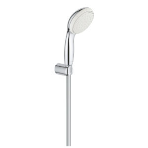 N Tempesta 100 Handshower, Wall Bracket + Pipe