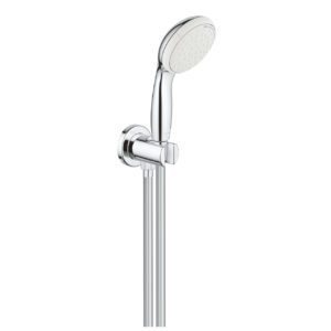 Tempesta 100 Handshower, Pipe + Wall Union