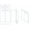 Sudbury Double Door Illuminated Cabinet - Image 6