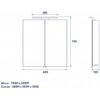 Sudbury Double Door Illuminated Cabinet - Image 7
