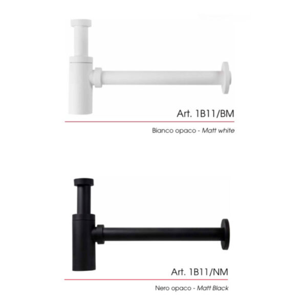 Bottle Traps ABS Opaque White or Black 1 1/4"