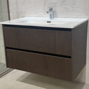 City Suspended Cabinet with Shine Basin