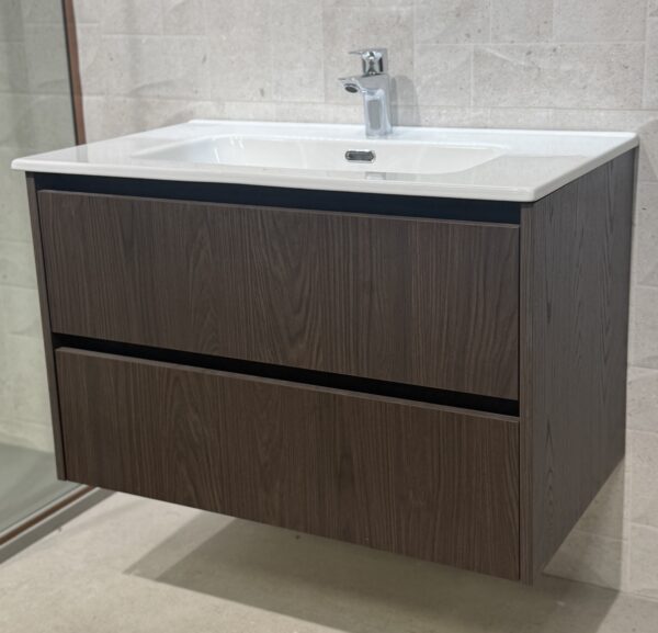 City Suspended Cabinet with Shine Basin