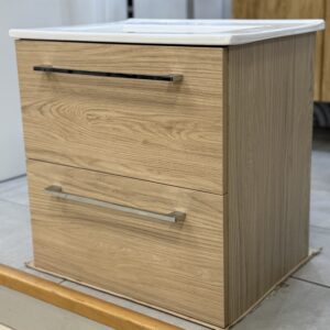 Duet Suspended Cabinet with Ceramic Basin