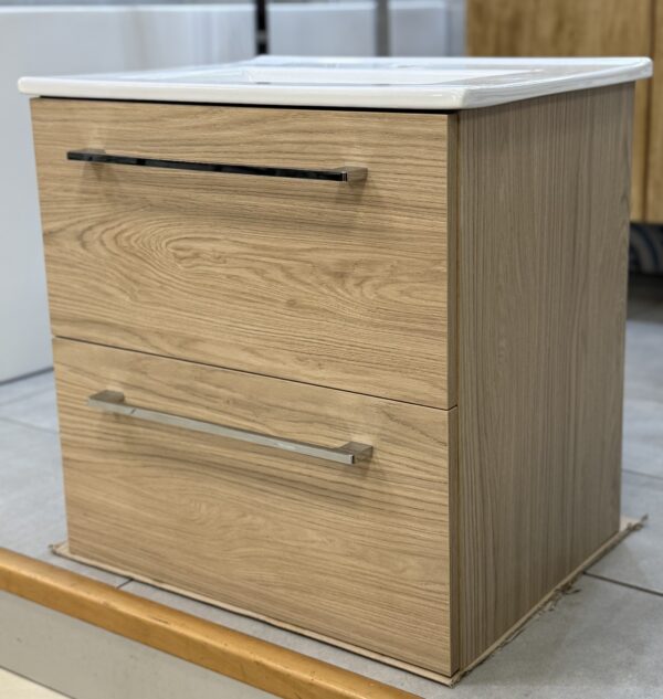 Duet Suspended Cabinet with Ceramic Basin