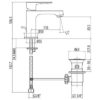 H2OMIX 3000 Basin Mixer - Image 2