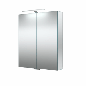 GARDA MED CHEST 2 Door/LED (IP44) Light 60x70cm