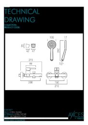Nuri Bath Mixer including accessories - Image 2