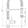 Spring Kitchen Pull Down Sink Mixer - Image 2