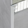 Bevelled Tile Trim Aluminium Matt
