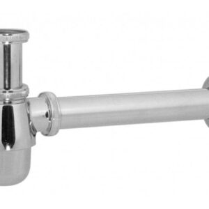 Chrome Shallow Bottle Trap 1 1/4"